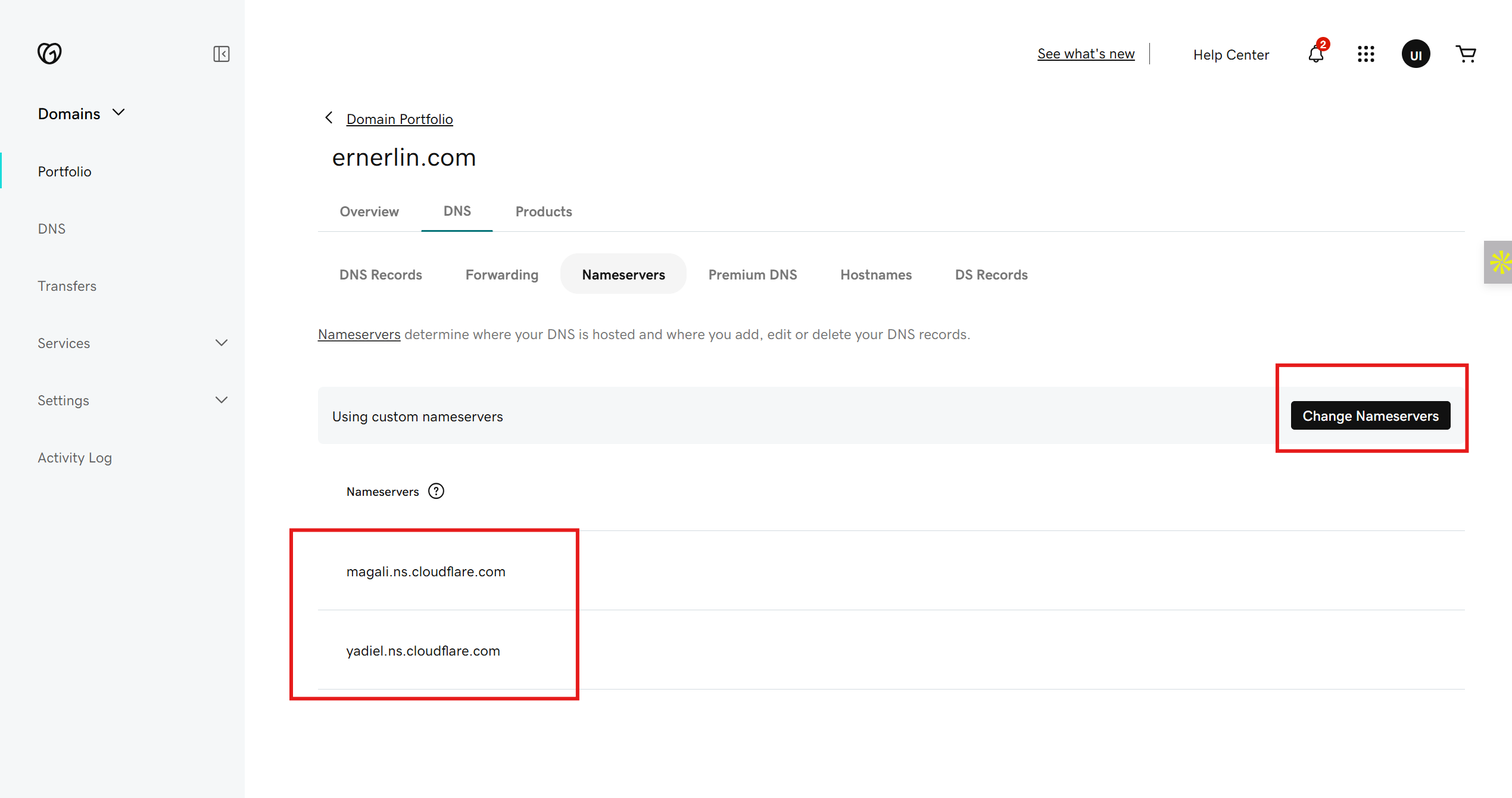 GoDaddy After Migration